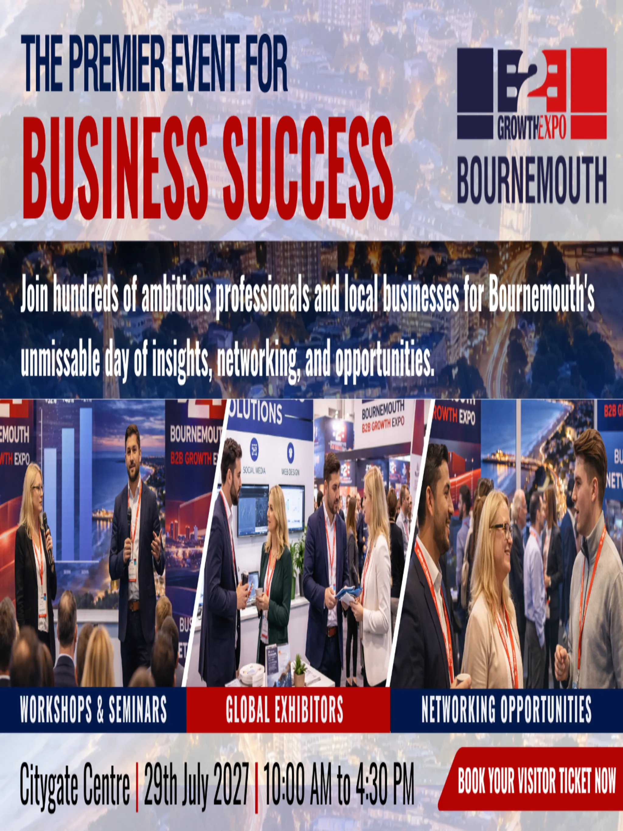 Bournemouth B2B Growth Expo 2027 | Book Your Visitor Ticket At Premier Show
